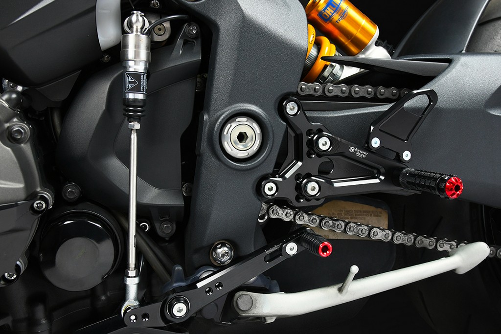 Bonamici Racing Aluminium Rearsets for the Triumph Speed Triple